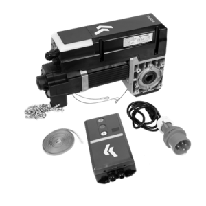 Kit automatisme sur arbre pour porte sectionnelle industrielle  - starcus (f70 nm)