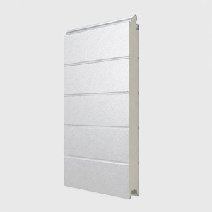 Porte Sectionnelle Industrielle L 3.0 m x H 3.0 m en panneaux sandwich 40 mm isolé avec Hublots