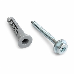 Cheville à frapper Fischer SXR 10x60 mm avec vis acier galvanisé tête hexagonale 13 mm et empreinte Torx T40