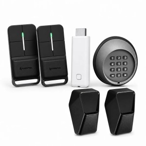 Pack Starcus Sécurité : Récepteur USB + 2 Télécommandes + Clavier + Photocellules
