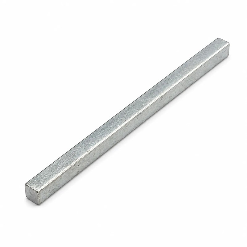 Clavette 6x6x100 mm pour arbre de torsion de porte sectionnelle