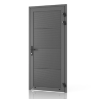 Porte de Service Isolée sur Mesure pour Bâtiment Industriel